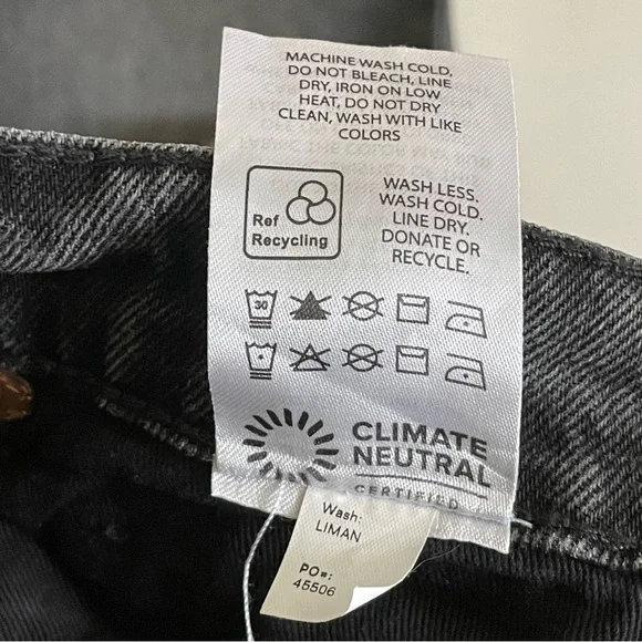 Reformation Tazz Maxi Denim Slit Front Skirt in Liman Wash Size 24 - Picture 9 of 13